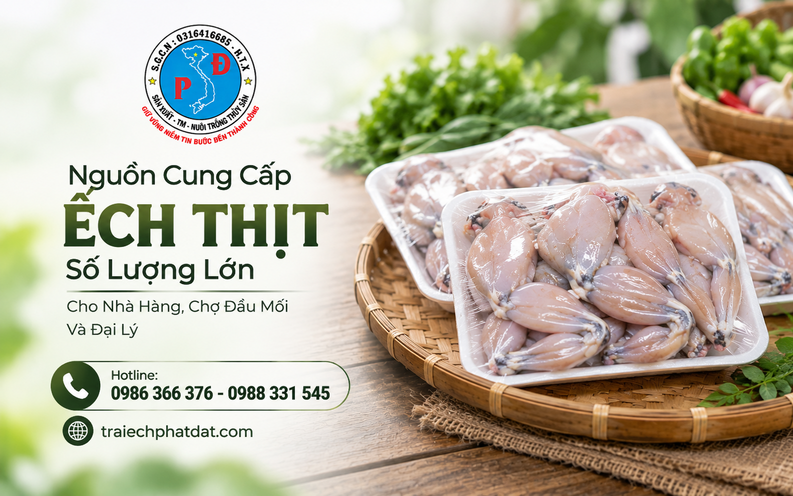 Đồng hành cùng nhà hàng, chợ đầu mối và đại lý thực phẩm.